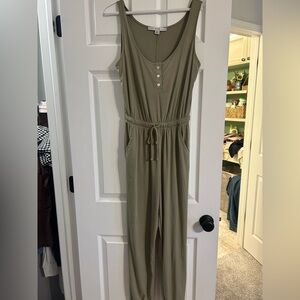 HYFVE Olive Ribbed Tank Top